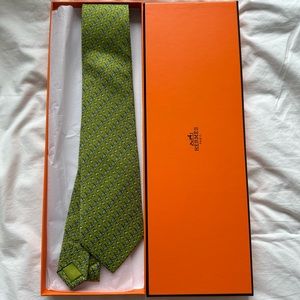 Hermes Silk Tie